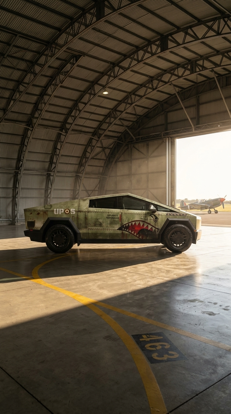 Tesla Cybertruck · Custom wrap